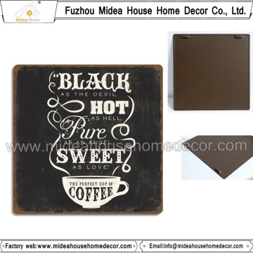 Vintage Custom Molded Metal Signs