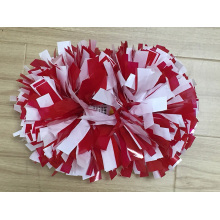 Wet Look Red and White Mix POM Poms