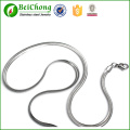 Latest Design Necklaces Flat Snake Chain Necklace