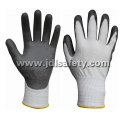 Guantes resistentes al corte cubiertos con PU (PD8022)