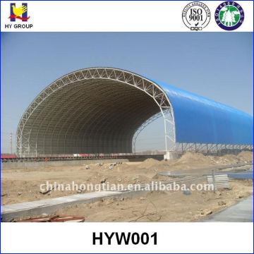 Prefabricated steel space frame structure building and construction