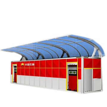 Station de remplissage d&#39;essence de carburant mobile de conteneur de 40 pieds