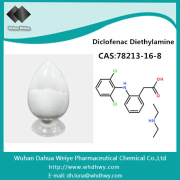 CAS: 24916-90-3 Poudre de corticostéroïde à haute pureté Anti-Inflammation Diclofénac Diéthylamine