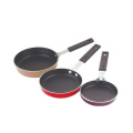 Amazon Vendor 3 PCS Nonstick Revestido Alumínio Egg Pans Sets