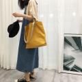 Simple hand art canvas bags shoulder shoulder bag