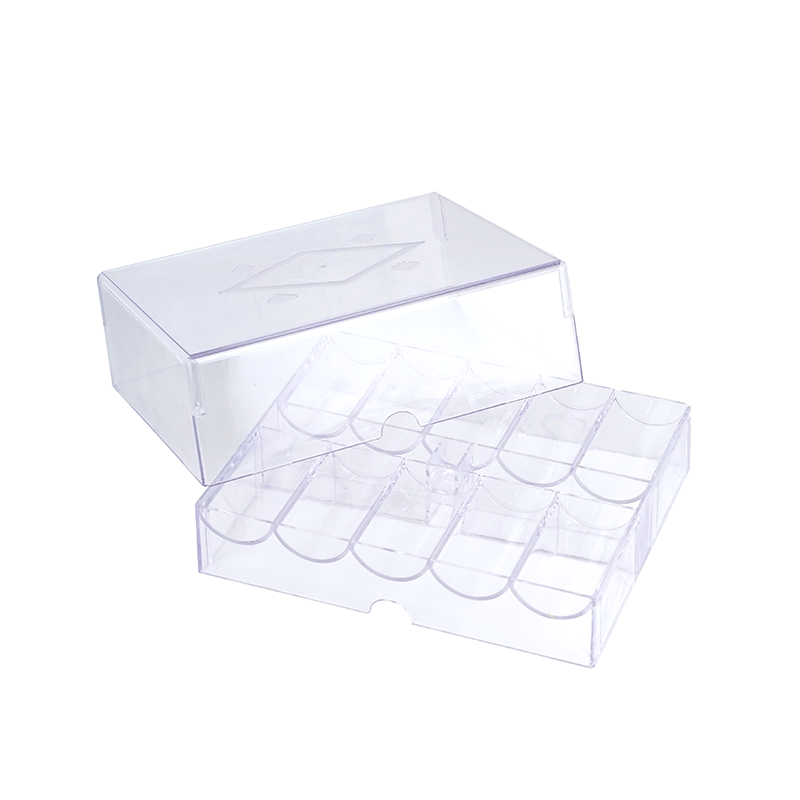 200 Ct Acrylic Chip Tray With Lid