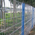 Galvanized metal welded wire mesh fence