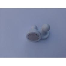 Powerful Permanent Neodymium Magnetic White Pushpins