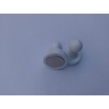 Powerful Permanent Neodymium Magnetic White Pushpins