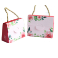 Elegant Gift Flower Paper Bag with Twisted Handle