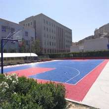 Double layer Basketball court tiles