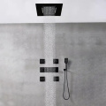 Thermostatic Rain Shower System Flush Mount Shower Set