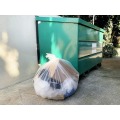 Sacos compactadores de lixo de plástico transparente