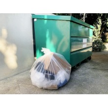 Clear Plastic Trash Compactor Bags