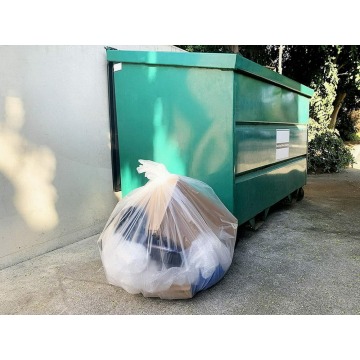 Clear Plastic Trash Compactor Bags