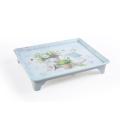 Fancy serving platters plastic melamine tea tray