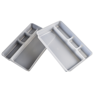 four compartment tray vacuum forming plastic packaging