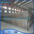 Round carbon spiral weld steel pipe