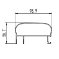 Aluminium fence and railing profile extrusion molds