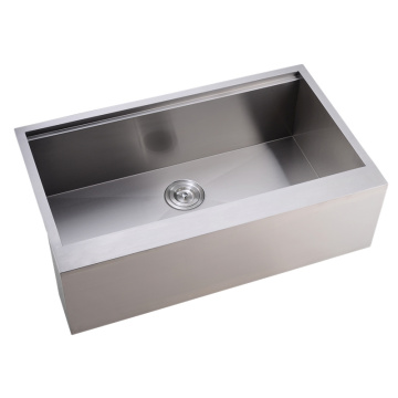 Brushed Single Bowl Apron Front Kitchen Sink