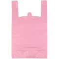 Thank You Big HDPE Film Grade Plastic Yellow Carrier Shopping Bags with Logo