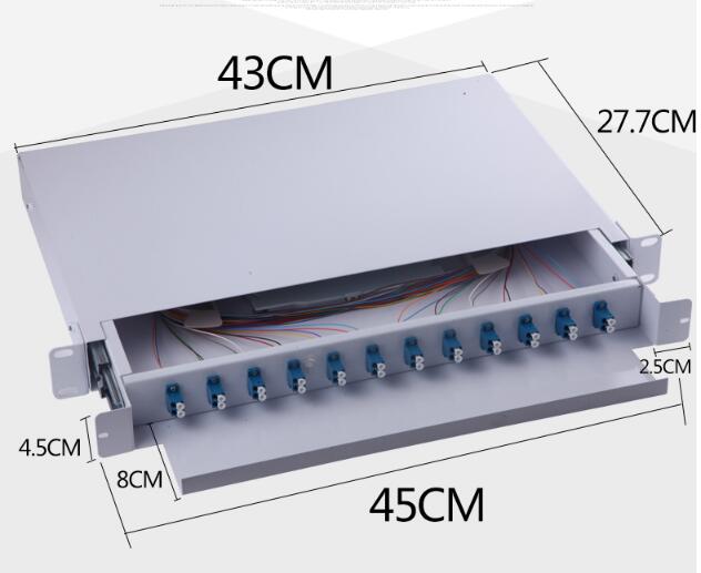 12 Port Fiber Optic Patch Panel