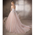 Vestido de noiva sem alças Strapless Sweetheart Ball Gown