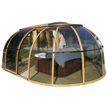 Round Cover Screen Swimming Pool Dome Enclosure