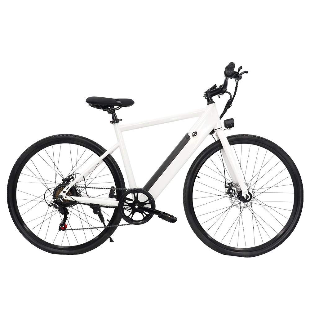 E-bike, road e-bike, white E-bike, road e-bike, white