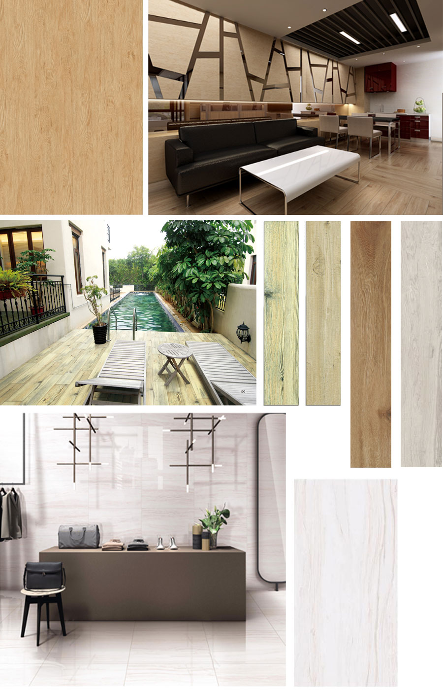 porcelain tile wood