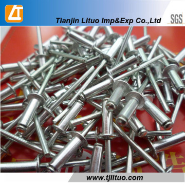Open Type Aluminum Blind Rivet with Domed Head