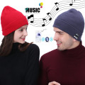 Gorro de punto de invierno Gorro Bluetooth Gorro Sombrero Auriculares