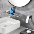 Wall Mounted Single Lever Bathroom Basin Faucet