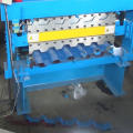 machine de tuile de toit de double couche, petit pain de toiture en métal formant la machine, machine de toit en métal à vendre