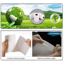 Papel sintético mate PP para impresión en offset 120um