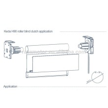 Cortina acessórios para cortina Bind Roller instalação para tubo de alumínio de 38mm