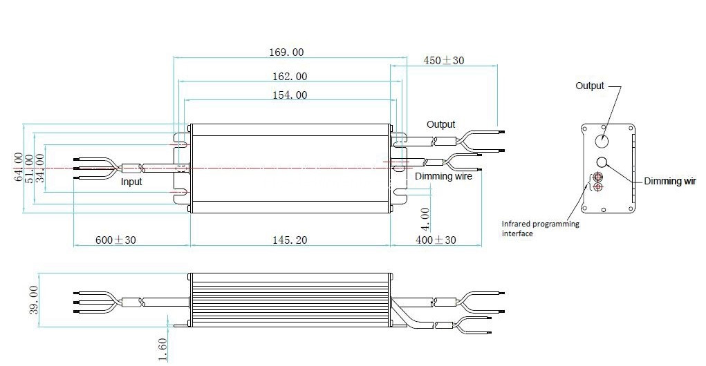 60W Driver Dimension