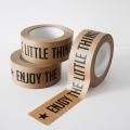 Kraft paper custom printing logo tape for packing