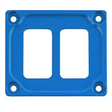 High precision custom aluminum switch dash panel plate