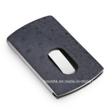 Hand-Push Type PU Business Card Holder