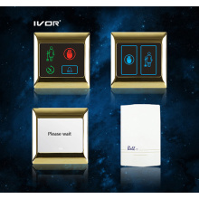 Painel de toque do sistema de campainha do hotel em quadro de contorno de metal (SK-dB2001SYS)