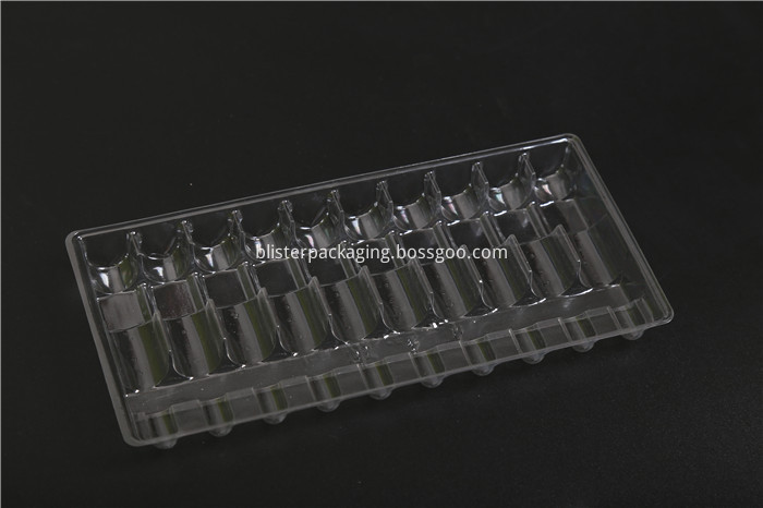 Clear PVC Vial Packing Tray