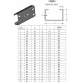 Steel sheet c purlin roll forming machine