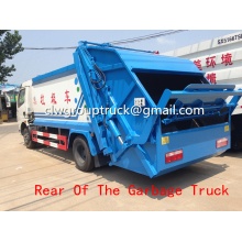 Caminhão de lixo de compressão DFAC Duolika 10-12CBM