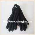 Les cinq doigts Black arcylic tricot gants