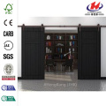 Dark Oil-Rubbed Bronze Decorative Sliding Door Hardware