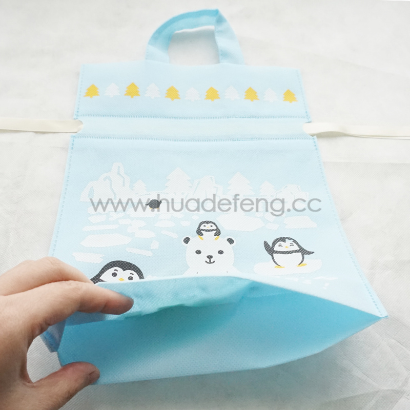 drawstring bag with handle