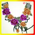 Flower Embroidery Applique Lace Collar