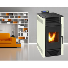 Indoor Using Wood Pellet Stove with Remote Control (NB-P01) White