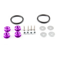 Double gasket and screw for car bumper hatch